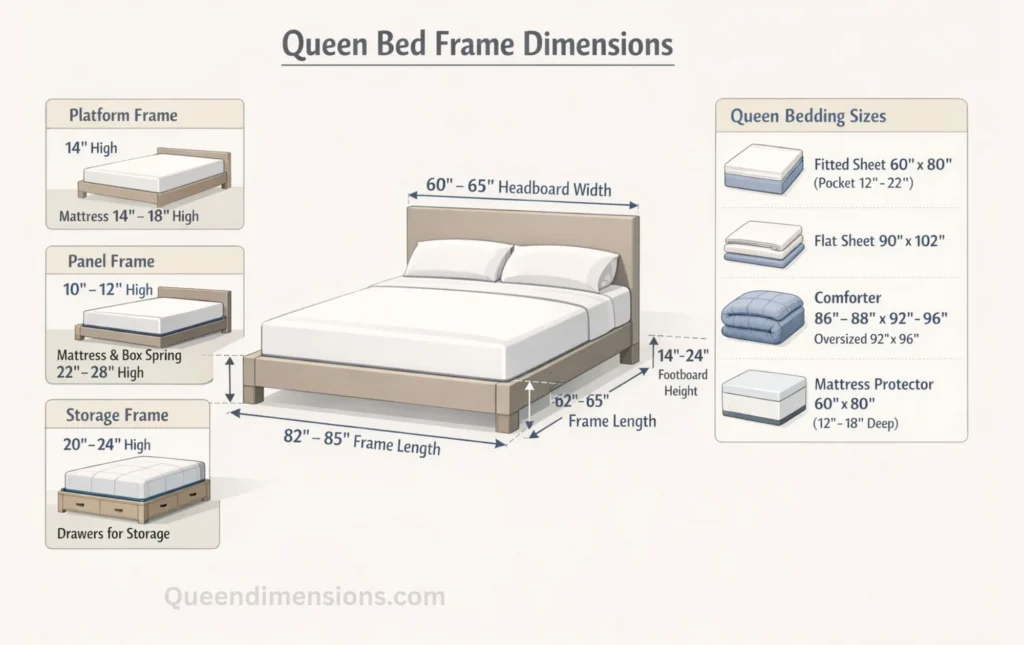 bedding-sizes-for-queen-mattresses