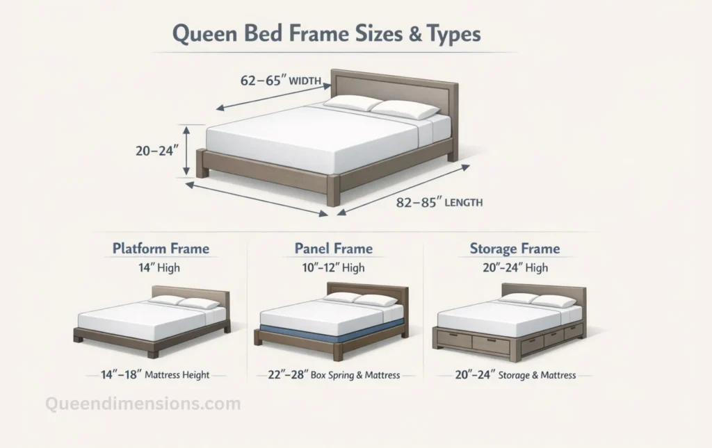 queen-bed-frame-dimensions