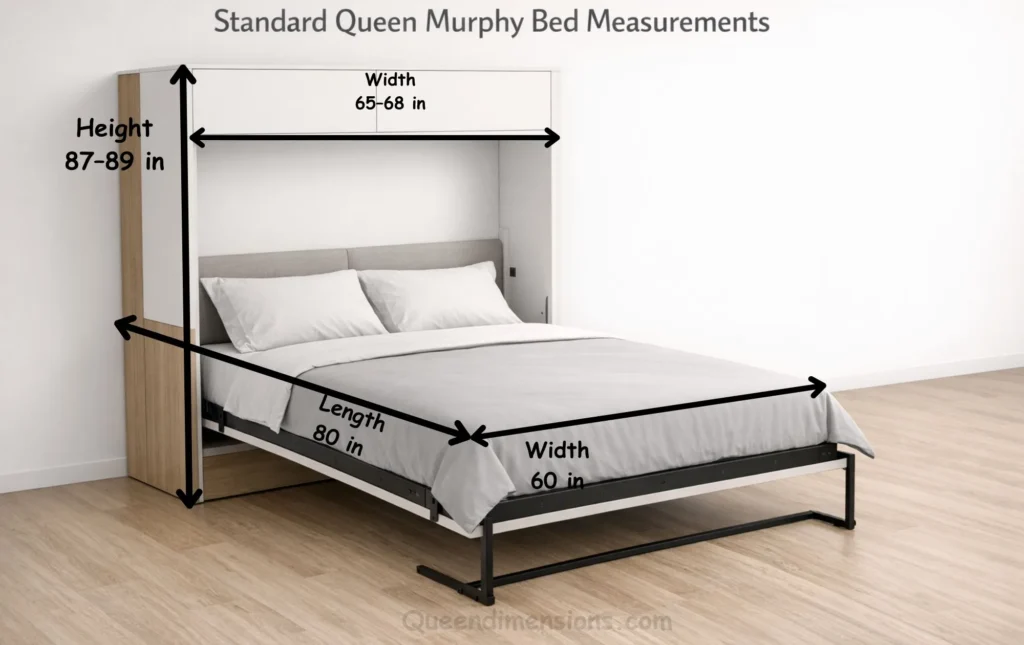 queen-murphy-bed-measurements