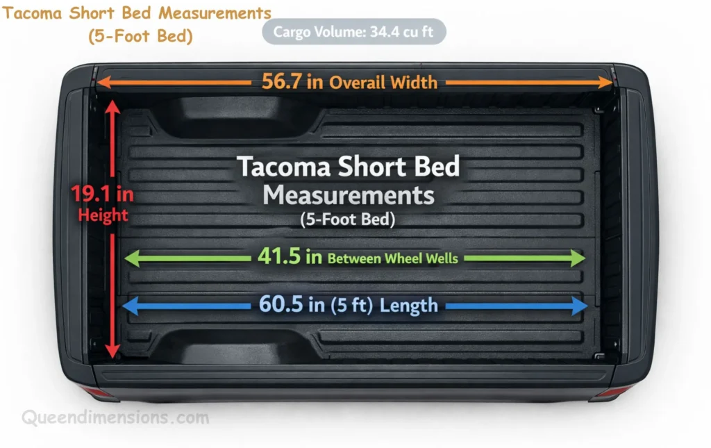 short-toyota-tacoma-bed-dimension