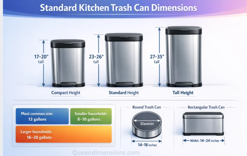standard-kitchen-trash-can-dimensions