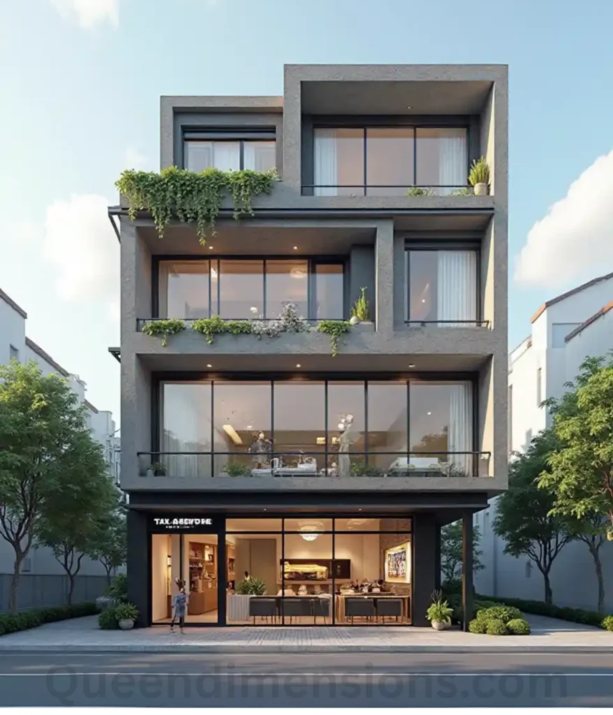 3-story-residential-building-30-feet-lenght